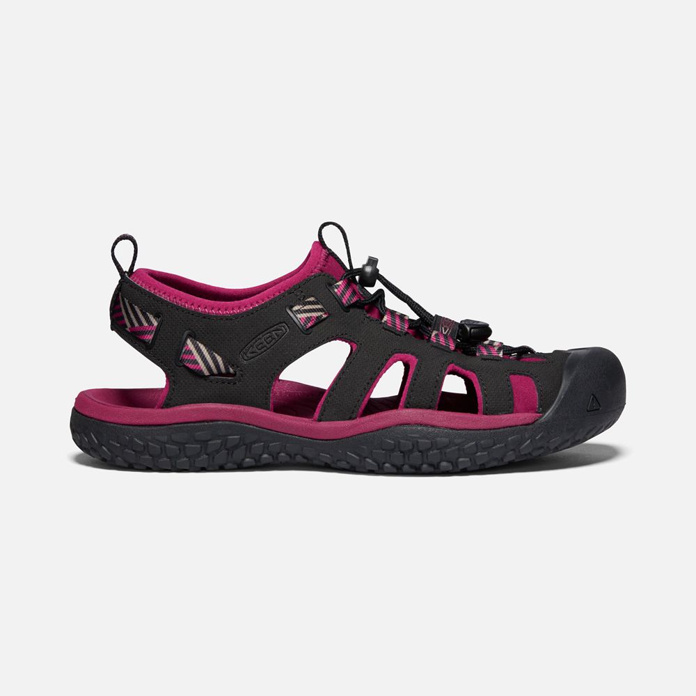 Keen Sandaal Dames Zwart - Solr - 48057-NXPT